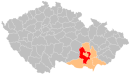 Distret de Brno-venkov - Localizazion