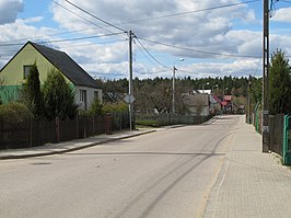 Straat in Czarna Wieś Kościelna