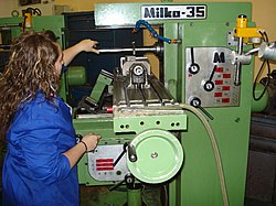 Preparando la máquina. IES Politécnico Sevilla.