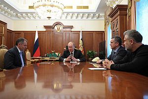 Встреча с президентом России 18 марта 2014 года