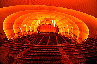El escenario del Radio City Music Hall en Nueva York (1932).