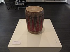 Richard Feynman's drum in the Beckman Institute in 2019