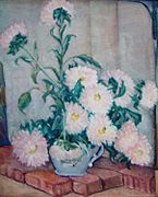 Still Life with Dahlias