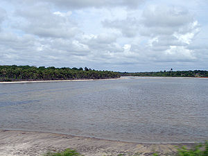 Rio Jaguaribe, perto de Aracati