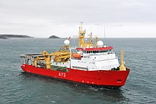 HMS Protector Royal Navy Antarctic Patrol Ship HMS Protector MOD 45153156.jpg