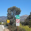 Shield of State Route 154, Santa Barbara, CA: Sep 2015