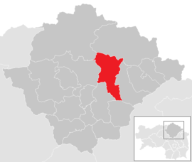 Poloha obce Sankt Barbara im Mürztal v okrese Bruck-Mürzzuschlag (klikacia mapa)