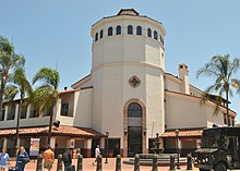 The Santa Ana Regional Transportation Center was built in 1985. Santa Ana Amtrak Station California - panoramio (5) (cropped).jpg