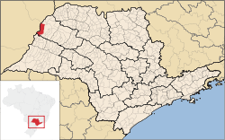 Location within the State of São Paulo