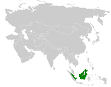 carte de répartition de Setornis