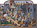 1453-1475 yılları arasında çizilmiş bir "İstanbul Kuşatması" minyatürü.