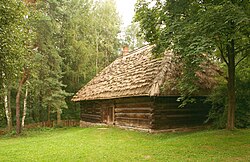 A przed tą chatą mieli nastepnego dnia kręcić "Janosika" w reżyserii samej Agnieszki Holland. Pięć minut po wykonaniu tego zdjęcia lunęło.