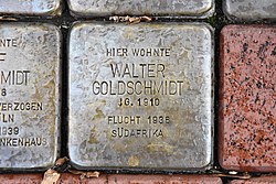 Stolperstein für Walter Goldschmidt