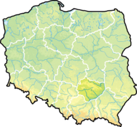 Świętokrzyskie Voyvodalığı'nın Polonya'daki konumu