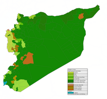 Map of the religions in Syria Syria Religion.png