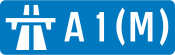 A1(M) motorway shield