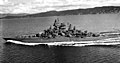 A Tennessee osztályú USS Tennessee (BB43) amerikai csatahajó 1943-as átépítése és modernizációja után.