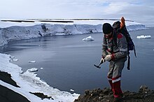 A geologist working in the Arctic VNIIOarctic.jpg