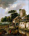 Landscape with a Tower, Dulwich Picture Gallery, London.