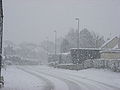 Vasteville sous la neige.