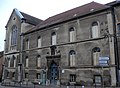 Collège de Marteroy Corps de bâtiment abritant la chapelle ; façade sur rue du corps de bâtiment en retour au sud-est du collège.