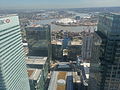 La O2 Arena vista da Canary Wharf