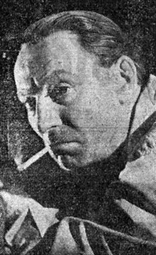 Bild von William Hartnell aus dem Jahr 1950 mit nachträglich verändertem Farbton