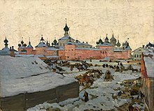 Hiver à Rostov Veliki (1906).