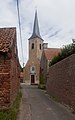 Hundelgem, la iglesia: Sint-Amanduskerk