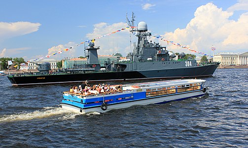 Празднование Дня Военно-Морского Флота в Санкт-Петербурге