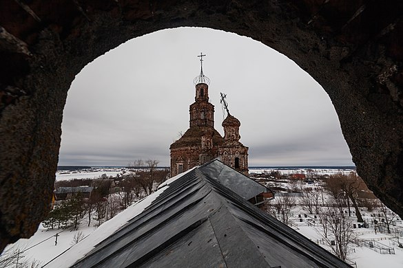 68. Церковь Воскресения Христова, Воскресенская Слободка, Суздальский район, Владимирская область Автор — Ted.ns