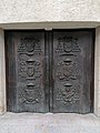 Drzwi do krypty katowickiej archikatedry
