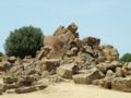 Ruine des Zeustempels Agrigent (westliche Tempelgruppe)