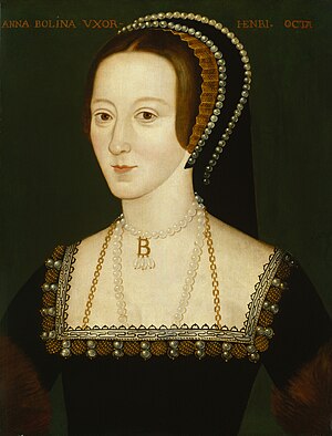 Anne Boleyn, granddaughter of Elizabeth Tilney...
