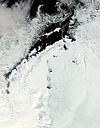 Antarctic Peninsula, the Larsen Ice Shelf, and the sea ice covered waters around the region.jpg