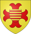 Coat of arms of the lords of Boulay, Useldange and Soleuvre.