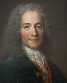 Voltaire khi 24 tuổi do Catherine Lusurier vẽ