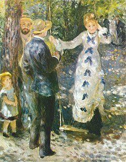 The Swing (La Balançoire), 1876, oil on canvas, Musée d'Orsay, Paris