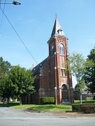 L'église Notre-Dame-et-Saint-Aubin.