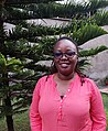Caroline Mwaura Librarian from Nairobi and a Co-Founder of the Wikipedia Community User Group Kenya