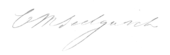 Signature de Catherine Sedgwick