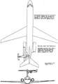 NTSB drawing portraying approximate point of impact