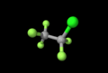 Chloropentafluoroéthane-3D