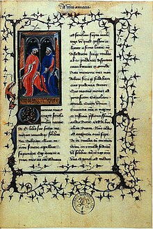 De Amicitia, manuscrito del 1400, Biblioteca Apostólica vaticana