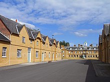 The coachhouses and stable blocks at Stratfield Saye House. Coachhouse, Stratfield Saye - geograph.org.uk - 1420480.jpg