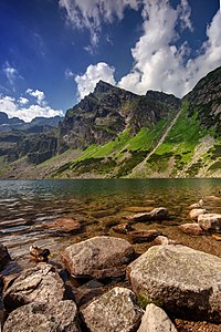 Pass vom Bergsee Czarny Staw Gąsienicowy