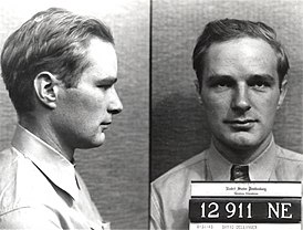 Деллинджер после его ареста (31 августа 1943 г.)