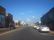 Downtown of a small town