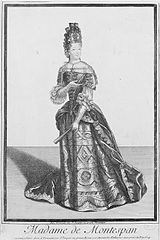 Madame de Montespan, Modekupfer, etwa 1685-1691