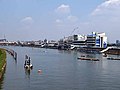 船堀橋から見た江戸川競艇場